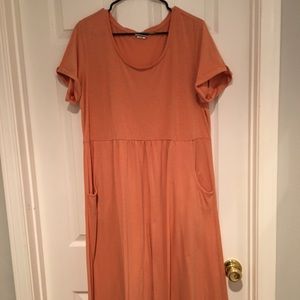 Short sleeved cotton dress